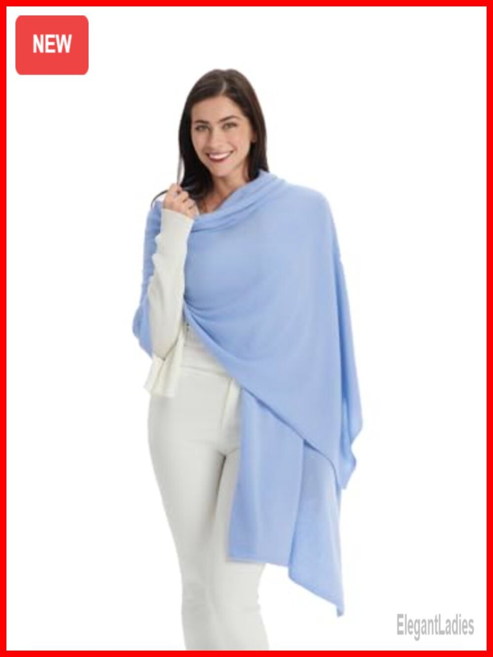 100% Mongolian Cashmere Oversized Shawl Pashmina Wrap Featherlight Scarf